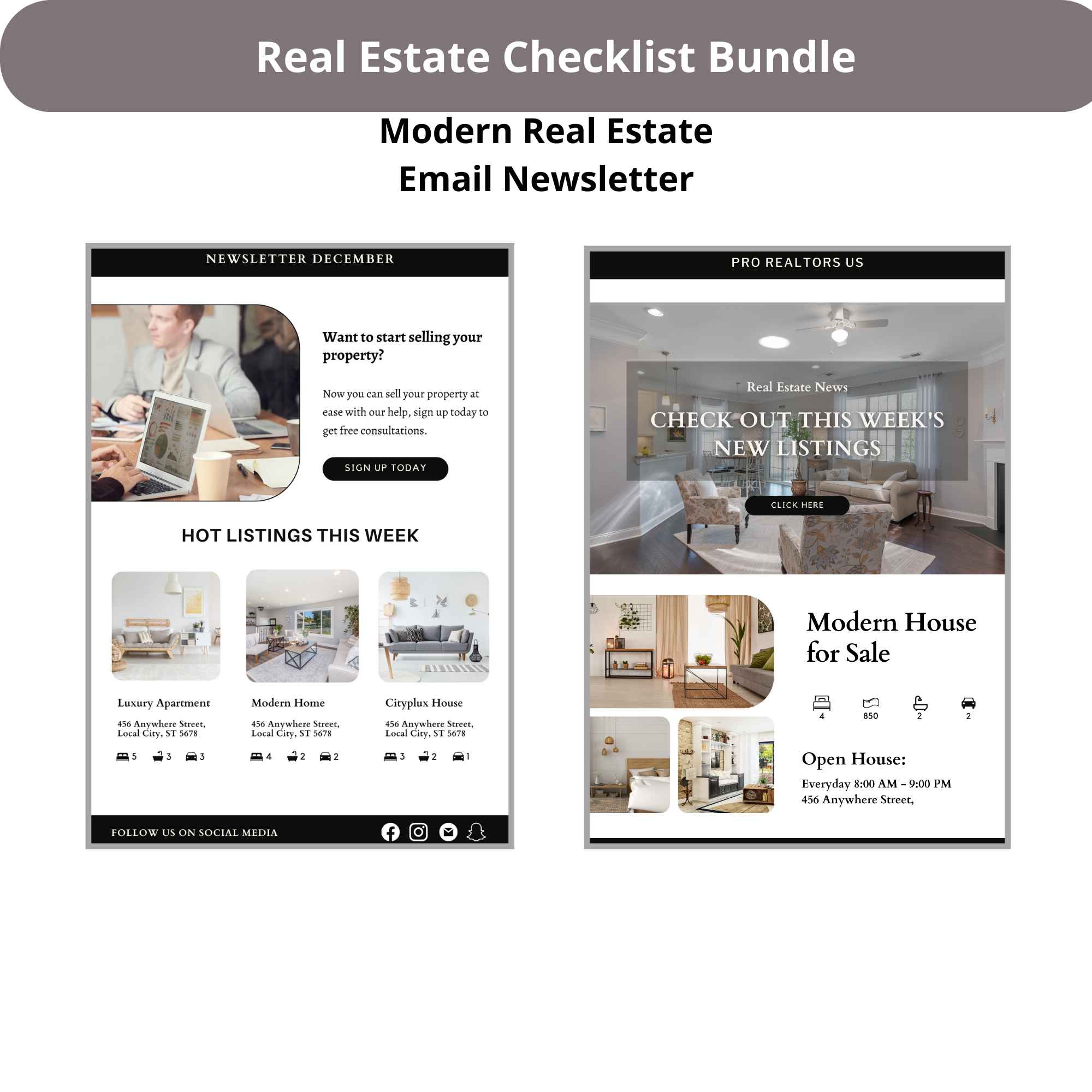 Real Estate Checklist